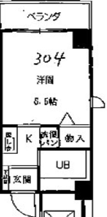 サンハウス御影本町の物件間取画像